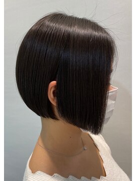 ロンド ルージュ 銀座店(Lond rouge) 耳掛け前下がりボブ