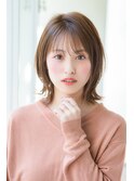 【Un ami】《増永剛大》イヤリングカラー、くびれ外はねボブ