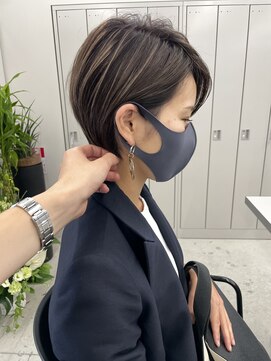 ジルブラン 錦糸町(JIL BLAN) 大人美人ショート×デザインハイライトオージュアTr