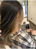 ハニーベージュインナーカラー