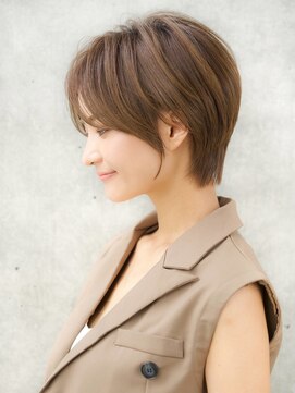 エインアンリー 表参道(AIN.ANLY.) 前髪なし大人ショート20代30代40代【AIN.表参道】川原大地