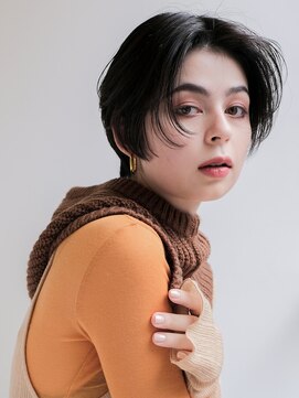 ピークアブー 銀座並木通り(PEEK-A-BOO) 【骨格補正】大人可愛いハンサムショートボブ