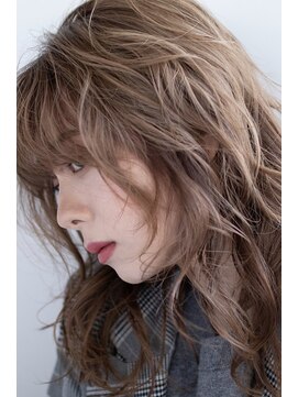 テラス 中百舌鳥(Terrace) ルーズヘアくびれヘアくすみカラー前髪あり大人色気20代30代40代