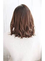 サフリック ヘアアンドビューティー スパ(safric hair&beauty spa) 20代30代40代　かきあげアンニュイロブ【烏丸】