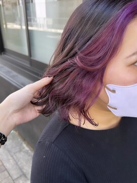 ラシサ(rashisa) インナーカラー"ピンクヴァイオレット"