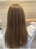 ミルクティーブラウン ナチュラルハイライト