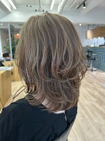 オーシャン(Ocean)&nbsp;[OCEAN Hair&Life藤原純]白髪ぼかしハイライト/ウルフレイヤー☆