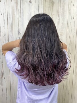 ペイント(PAINT) 【PAINT】裾カラー×ラベンダー