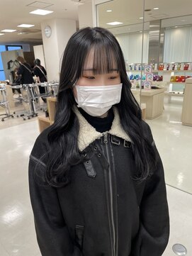 ケンジ 平塚ラスカ店(KENJE) 平塚美容室/ブルーブラック/艶カラー