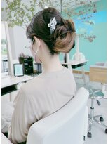 ユーフォリア(Euphoria.)&nbsp;ユーフォリア大人可愛いアップスタイル