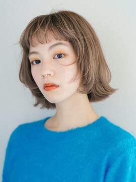 ミンクス 青山店(MINX) フルバング 似合わせ イメチェンヘアスタイル ハッシュカット