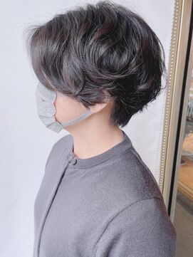 モリオフロムロンドン 原宿本店(morio from London) 【morio原宿】ニュアンスパーマ ハンサムショートパーマ 宮本
