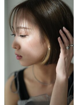 ウタ BOB×インナーカラー