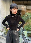 ワイドバングボブ ショートボブ