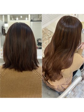 ハイエクステンション 京都駅前店(Hi-Extension) 艶ブラウン@dresser____203