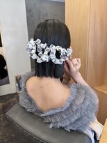 メク(meku)&nbsp;大人っぽリボンヘアセット＊関内美容室