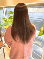 ヘアリゾート粋 ティガ 池袋店(tiga)&nbsp;髪質改善/艶髪/ストレートロング/透明感ブラウン