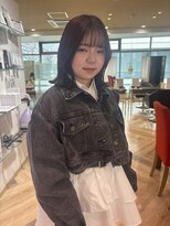 ファースト 仙台店(first) 黒髪 ボブルフ ネビージュ 小顔 ワンレン 髪質改善 前髪