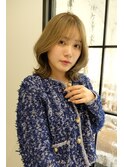 透け感が魅力のくびれミディアムヘア ATENA成田和樹