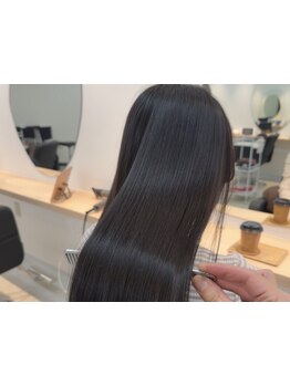 <オリジナル髪質改善cureカラー>毎日触れたくなる艶髪へ[木更津/ブリーチ/ダブルカラー/髪質改善/学割U24]