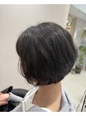 ナチュラルボブx大人ショートボブx小顔カット 30 代40代50代 
