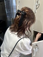 リアン 綱島(Lien) ハーフアップアレンジ