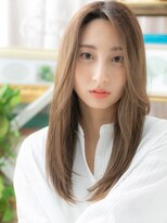 カバーヘア ブリス 北浦和(COVER HAIR bliss) ★ヘーゼルグレージュセンターパートレイヤーロング20代30代★1