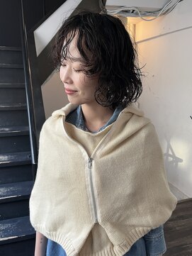 ボウ(BOW) 【BOW style】ショートボブニュアンスパーマ