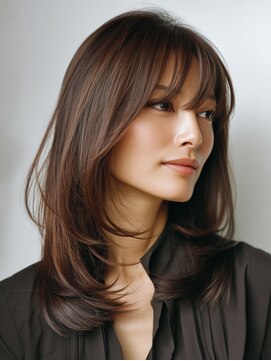 ビフィーノ リルネ(Bifino Rilune) クラゲヘアー/小顔/ココアベージュ/オリーブグレー/川西