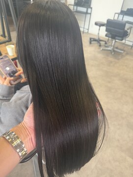 ナンバー(number+) 20代30代40代髪質改善トリートメント艶感ストレート透明感