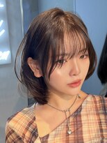ロンド マーレ 天神大名店(Lond mare)&nbsp;大人ガーリー/小顔/ミディアムレイヤーカット/似合わせカット