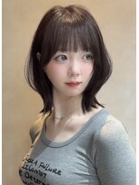 ロンド マーレ 天神大名店(Lond mare)&nbsp;大人ガーリー/小顔/ミディアムレイヤーカット/似合わせカット