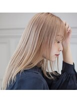 アッシュ 等々力店(Ash) ブリーチ ダブルカラー 韓国ロング
