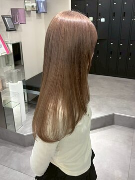 ベレーザ 渋谷(BELEZA) 18976髪質改善縮毛矯正ワンレンミルクティーベージュヨシンモリ