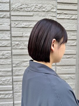 ニーム クルール 国分寺北口店(NEEM Couleur) ボブ/バイオレットカラー/髪質改善/国分寺