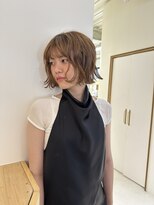 ニール 名古屋 伏見 丸の内(NEELU)&nbsp;【RIE】ラフボブパーマベージュ