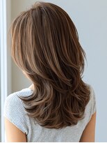 ハーツ(Heart's)&nbsp;ミディアムレイヤー脱白髪染め白髪ぼかしカラー 40代50代60代