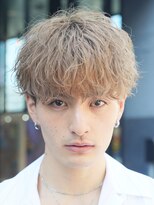 フィフス 大分(fifth)&nbsp;大分シャドウパーマメンズカットラウンドマッシュツーブロック