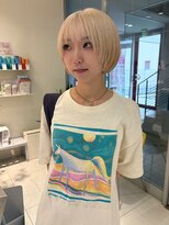 ステラ ヘア デザイン サロン(STELLA hair design salon)&nbsp;blond×mini bob【浅野】