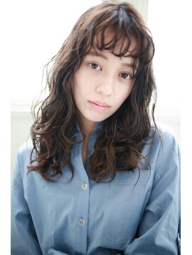 ラフィス ヘアーピュール 梅田茶屋町店(La fith hair pur) 【Lafith】無造作カール×セミディ