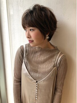 ビューイースト 亀戸 錦糸町(VIEW EAST) ハイライトショートヘア◇バレイヤージュ