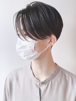 モリオフロムロンドン 原宿本店(morio from London)&nbsp;【morio 原宿】大人黒髪　刈り上げハンサムショート　耳かけ