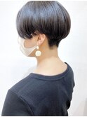 【松戸　ムラマツ】大人ショートボブツーブロック30代