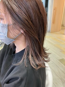 ヘアークラフト アニー 南郷18丁目店(HAIR CRAFT Annie) インナーホワイトピンク