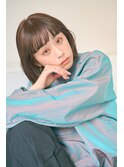 ボブ×ワイドバング