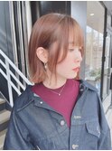 縮毛矯正と切りっぱなしボブ