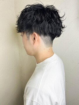 レイール 下北沢(Reir) 【Reir下北沢】*メンズパーマ+ツーブロック+マッシュ*