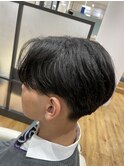 刈り上げセンターパート