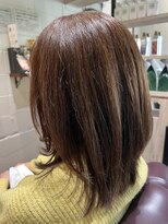 チアー ヘアリラクゼーション(cheer HAIRRELAXATION)&nbsp;白髪ぼかしカラー＋くびれミディアムヘア