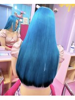 ヘアサロン トミー(Hair salon TOMMY) 水色カラー